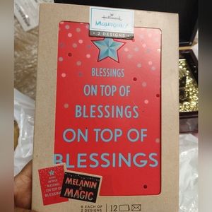 Hallmark Манoganу 12 Blank Cards